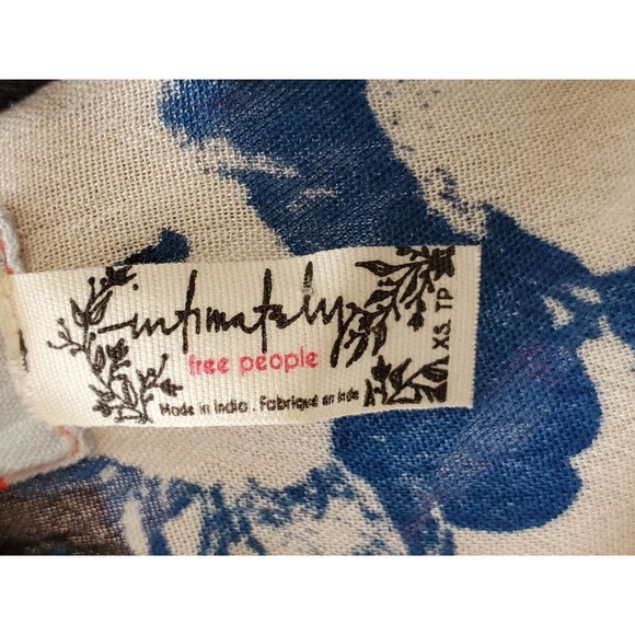 Free People Women's Multicolor Polyester Sleeveless Knee Length Strappy Dress XS - Picture 8 of 10